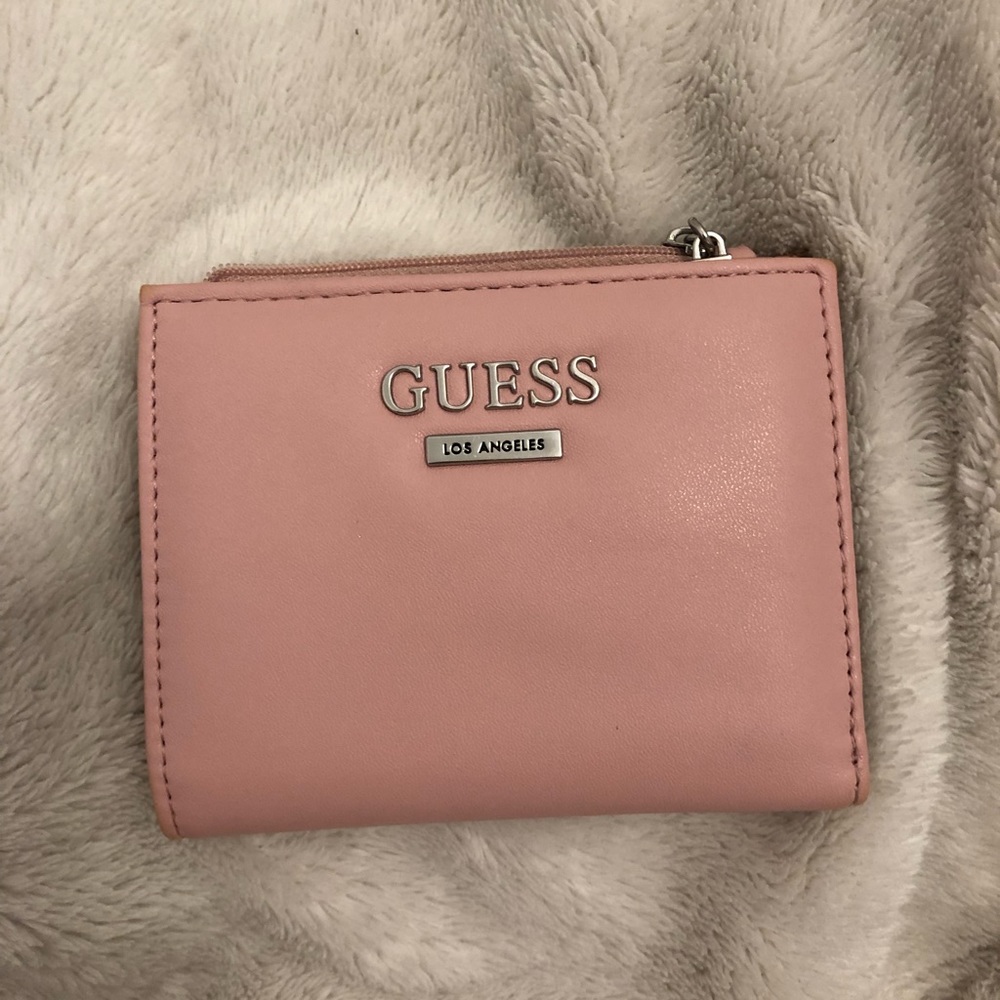 GUESS Light Pink Wallet (with coin purse)